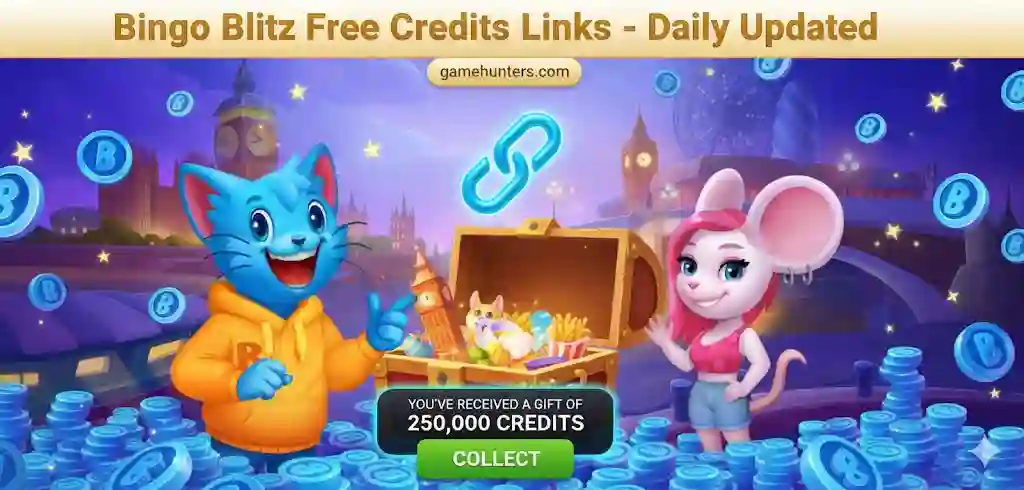 bingo blitz, free credits, bingo blitz credits, daily links, bingo blitz rewards, bonus links, free coins, bingo blitz